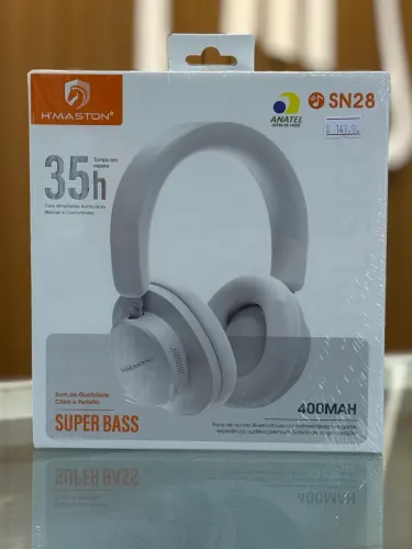 Fone de Ouvido Bluetooth 35H de Bateria