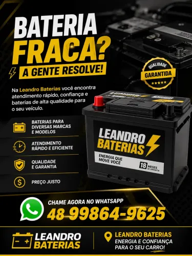 Baterias novas e semi novas 