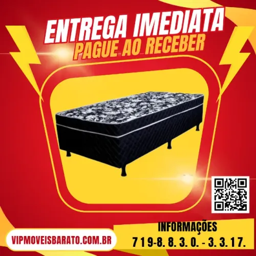 Cama Box Solteiro Entrego Hoje Pague ao Motorista