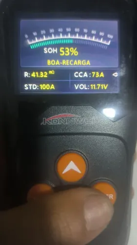 Analisador de Bateria Testador de Bateria