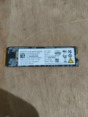 SSD NVME GEN4 256 gb