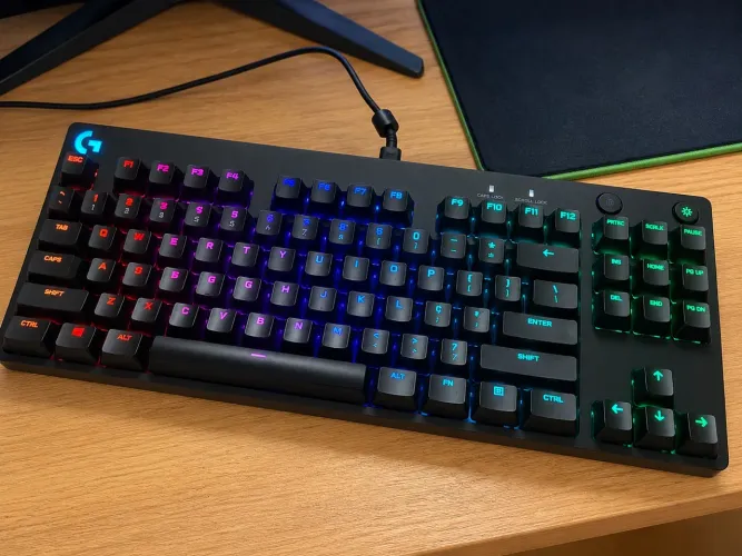 Teclado Gamer Logitech G Pro Mecânico - Switch blue