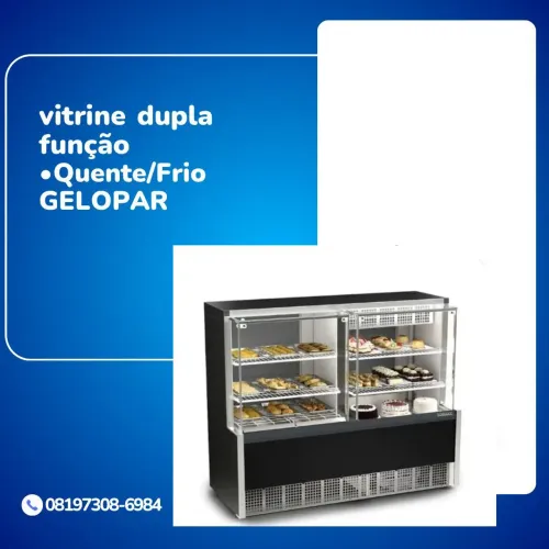 Balcão expositor quente/Frio - Gelopar