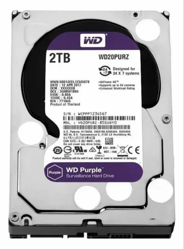 HD 2TB WD purple