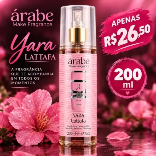 Body Splash Yara Lattafa 200ml