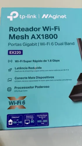 Roteador TP-Link AX1800, Wi-Fi 6 TURBO