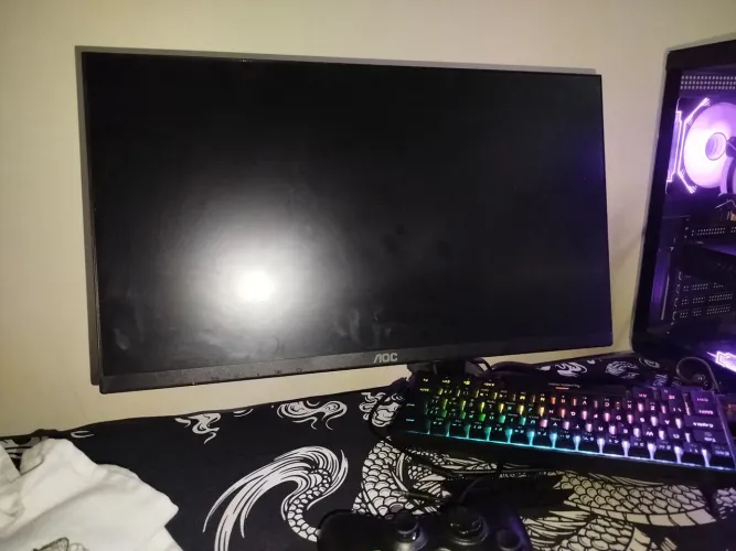 Monitor AOC 100hz, 21,5", Full HD (Defeito na entrada HDMI)