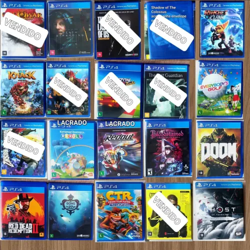 Jogos PS4 - Lista de preços na descrição