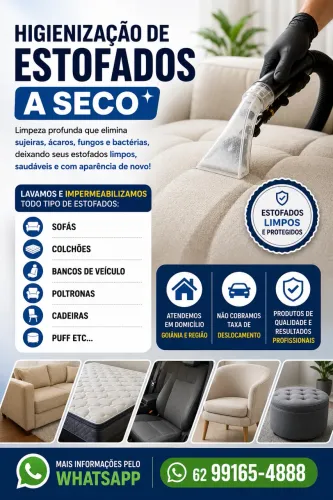 Higienização de estofados