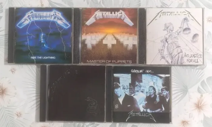 Metallica - Combo de 5 CDs