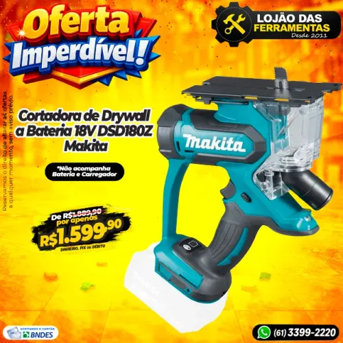 Cortadora de Drywall a Bateria 18V DSD180Z Makita