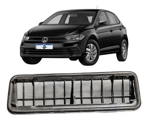 Grade Saida De Ar Traseira Volkswagen Polo 2018 A 2022