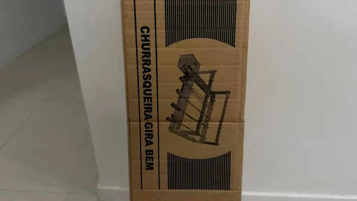 Churrasqueira Rotativa de Inox 4 Espetos