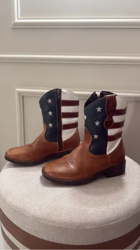 Bota infantil Country de Couro (Tamanho 31)