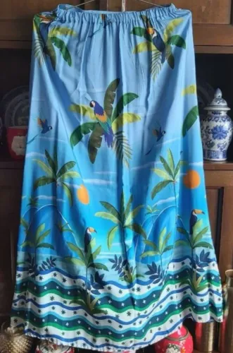 Saia longa estampada diversos preços