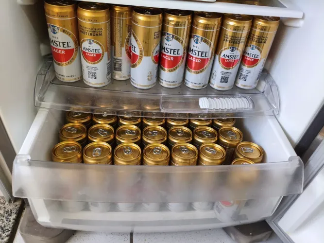 Cerveja Amstel 350 ML! Pack com 60 latas