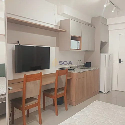 Studio de 25m² todo mobiliado no Paraíso - São Paulo