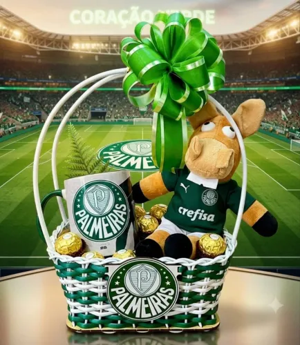 Cestas. Linda cestinha time. Palmeiras