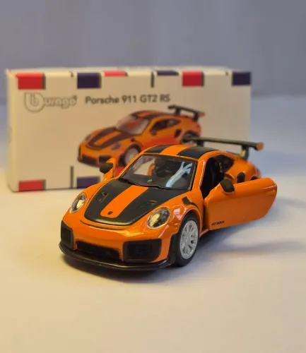 Bburago Porsche 911 laranja