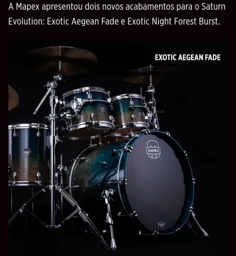 Shell Pack Bateria Mapex Saturn Evolution (zero)
