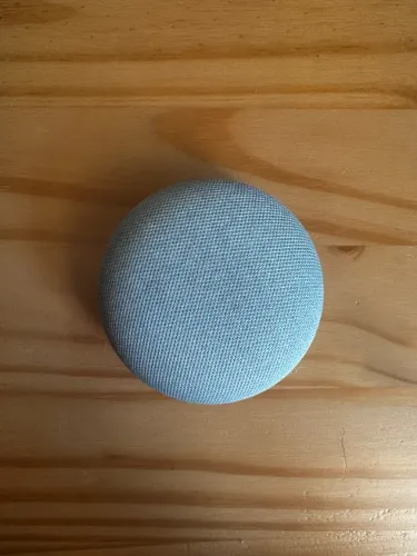 Google Home Mini 1ª Geração - Original - Chalk/Cinza - Completo