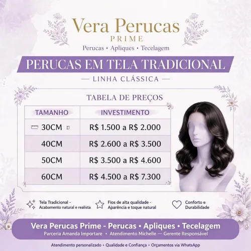 Perucas feito sob medida