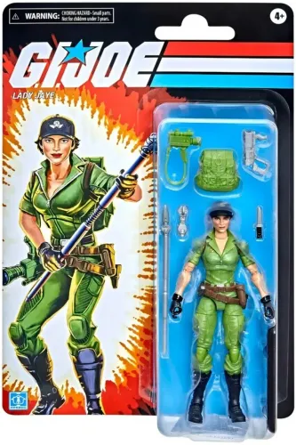 Hasbro Gi Joe Classified Retro Cardback Lady Jaye - Nova / Lacrada