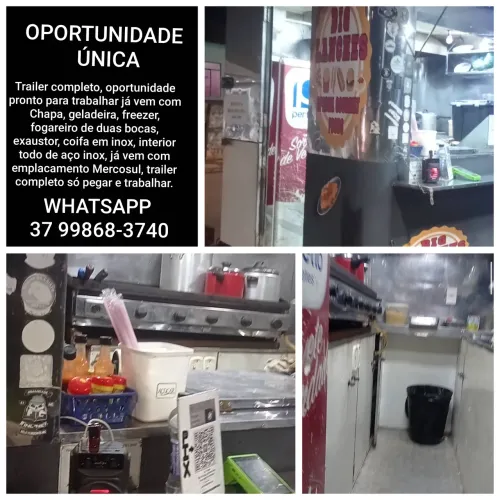 Vendo trailer de Lanches completo