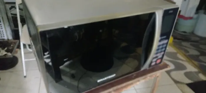 Microondas Brastemp inox espelhado com garantia