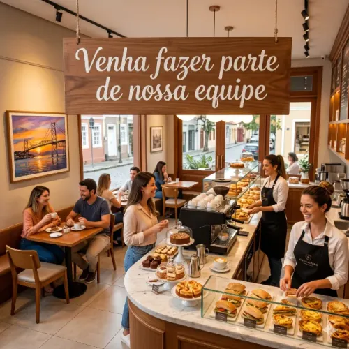 ATENDENTE E AUX DE COZINHA EM CONFEITARIA