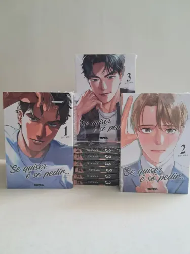 Mangá Se quiser é Só Pedir - Volumes 1, 2 e 3 - Novo
