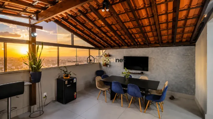 Cobertura para aluguel, 3 quartos, 1 suíte, 1 vaga, Buritis - Belo Horizonte/MG