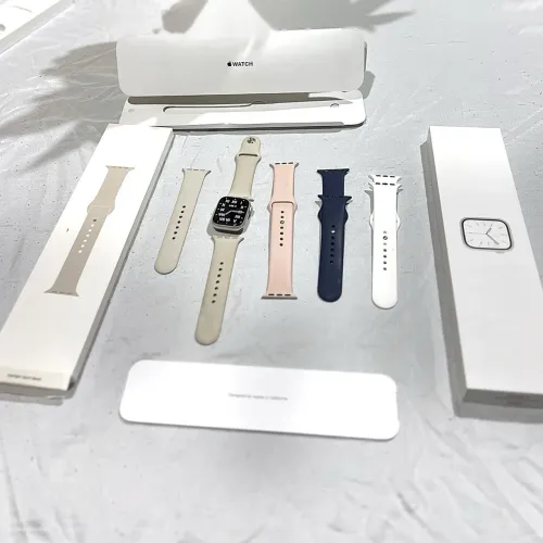 Apple Watch Series 7 41mm Estelar Bateria 90% Completo + Pulseiras