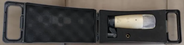 Microfone Condensador Behringer C1 + Cabo XLR Balanceado Santo Angelo Ninja + Pop Filter