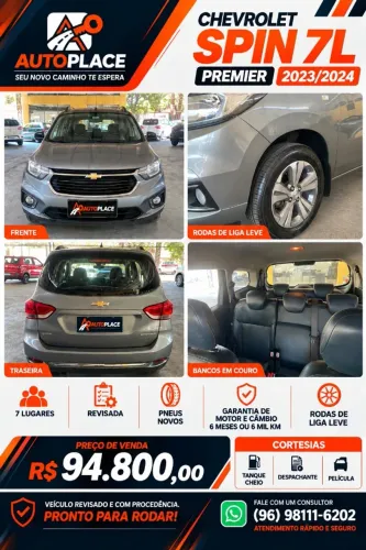 Chevrolet Spin Premier 1.8 8V Econo.flex 5P Aut. 2024