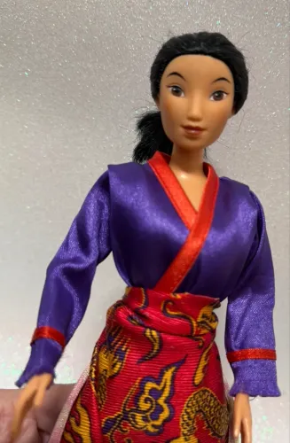 Disney Mulan Secret Hero 1997 Mattel Original Articulada Vintage