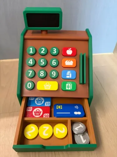 CAIXA DE SUPERMERCADO DE BRINQUEDO - DIVERSÃO E IMAGINAÇÃO