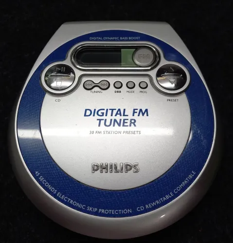 DISCMAN PHILIPS FM DIGITAL TUNER RÁDIO FUNCIONANDO PERFEITAMENTE NÃO ESTA RECONHECEND O CD