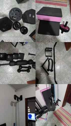 Kit completo aparelhos de musculação