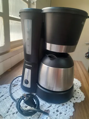 Cafeteira mondial bella aroma jarra inox