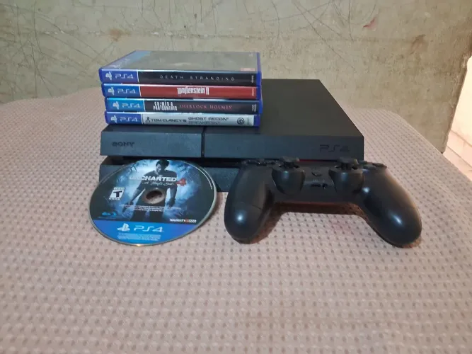 ? PlayStation 4 FAT 500GB - Kit Completo | Pronto para Jogar! ?