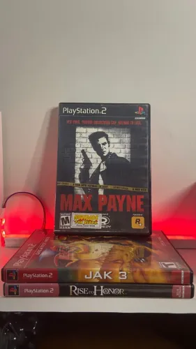 LOTE MAX PAYNE, JAK 3 e RISE OF HONOR
