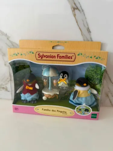 Sylvanian Families Família dos Pinguins