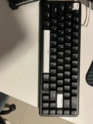 Teclado Attack shark x65he magnético 8000hz 0,01 de ativação