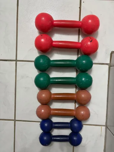 Halteres de 1kg até 6kg todos o PAR 
