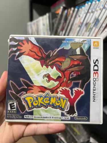 Pokémon Y Nintendo 3ds (capa reimpressa)
