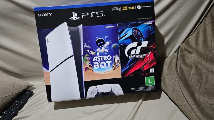 Playstation 5 slim, na garantia