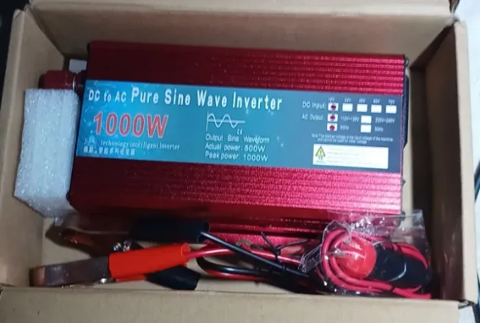 Inversor Onda Senoidal Pura 12V 110V 500W 1000W Jinsi  Obs> ler anúncio