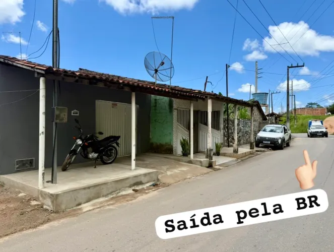 Casa em itaporanga, pra vender ou trocar em carro 