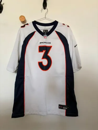 Camiseta oficial Nike NFL - Dallas Broncos #3 Wilson Uniforme de jogo oficial Nike do Dal